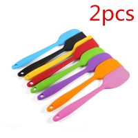 2pcs Silicone Spatula Mixing Batter Scraper Mixer Brushes Baking Tools