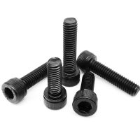 M1.6 M2 M2.5 M3 M4 M5 M6 M8 M10 M12 High Quality Black 304 Stainless Steel DIN912 Allen Hexagon Hex Socket Head Cap Screw Bolt Nails Screws Fasteners