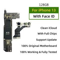 13 128G พร้อม Face ID 13 128G,พร้อมด้วย Face ID ต้นฉบับ Cleani Cloud สำหรับเมนบอร์ดขนาด13 Pro Max เมนบอร์ดขนาด13นิ้วที่มีบอร์ดลอจิกรหัสใบหน้าแบบไม่มี/ปลดล็อค