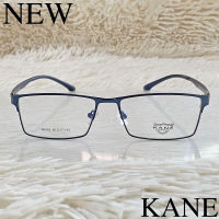 แว่นตาสำหรับตัดเลนส์ กรอบแว่นตา แว่นตา ชาย-หญิง Fashion รุ่น KANE 6082 กรอบเต็ม ทรงเหลี่ยม ขาข้อต่อ Stainless Steel