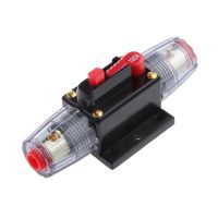 12V-24V DC 100A Car Audio Inline Circuit Breaker Self Recovery Fuse Holder