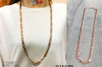 สร้อยคอRosegold 3-1 8มิล 80เซน necklace hiphop สแตนเลสแท้ Stainless แฟชั่นชาย แฟชั่นผู้หญิง 316l allacc