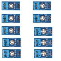 โมดูลเซ็นเซอร์ตรวจจับแรงดันไฟฟ้า10ชิ้นสำหรับ Arduino DC0-25V พร้อมรหัส RCmall FZ0430