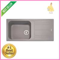 ซิงค์ฝัง 1 หลุม 1 ที่พัก METRIX MOS11TN สีไทเทเนียมเกรย์BUILT-IN SINK METRIX MOS11TN 1B1D TITANIUM GREY **ลดราคาจัดหนัก **