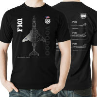 2023 newUSAF Century Series F101 "Voodoo" Nuclear Armed Fighter-er T-Shirt. Summer Cotton Short Sleeve O-Neck Mens T Shirt New S-3XL