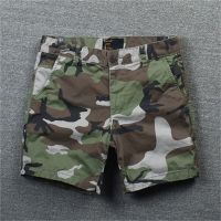 2023 Men Summer Fashion Loose Streetwear Camouflage Shorts Male Casual Print Shorts Men Cotton Breath Cool Shorts Homme G44