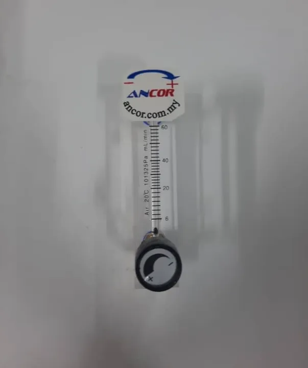 Adjustable Gas Flow Meter Panel Type Flowmeter for Oxygen/Air/Gas 2