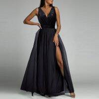 HOT★ใหม่ในชุดผู้หญิงฤดูร้อน Tulle ชุด Sweetheart ยาวชุดราตรีเดรสหญิง Robe Beach สุภาพสตรีเสื้อผ้า