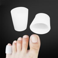 ✆ 6Pcs Transparent Gel Fingers Protector Corn Corrector Hammer Toe Separator Orthotic Silicone Gel Toe Tube Separation Protection