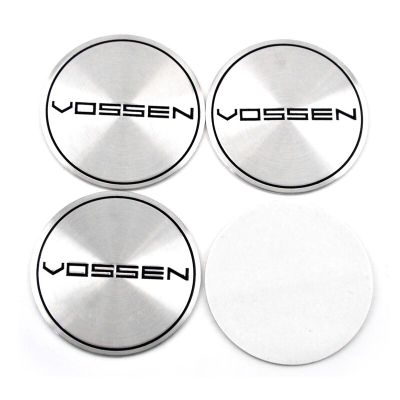 อัพเกรดใหม่ Vossen 60มิลลิเมตรแบนอลูมิเนียมศูนย์ล้อหมวกรูปลอกตราสติกเกอร์รถสำหรับ Vossen อาหารมื้อเย็นแสงล้อ