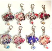 Hot Anime Game Genshin Keychain Atataki Itto Kunikuzushi Xiao Tartaglia Kazuha Cartoon Chain Props