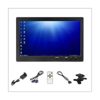 1Set 10.1 Inch Car VGA Monitor Back-Up Camera HD Monitor Screen Car Accessories