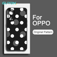 Guyon Reno8T Reno8 Reno10 OPPO OPPO โปร Reno7 Reno7Z 5กรัมเคสนิ่มลายจุดเป็นคลื่นแบบดีไซน์ใหม่ซิลิโคนเหลวกันกระแทก