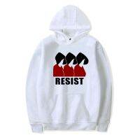 2023 NEWHandmaid S Tale Resist โลโก้ Rapper Hoodie ผู้ชายและผู้หญิง Harajuku สไตล์ Hip-Hop เสื้อกันหนาวฤดูใบไม้ผลิและฤดูใบไม้ร่วง