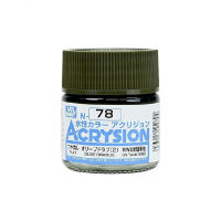 Mr.Hobby Mr.Acrysion Color N-78 OLIVE DRAB (2) 4973028112894