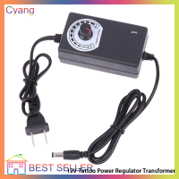 Cyang ปลั๊กเอซีแบบสหรัฐ100-240V ไปยัง DC 3-12V อะแดปเตอร์2A 24 V ปรับแรงดันไฟฟ้ามอเตอร์อะแดปเตอร์จ่ายไฟได้