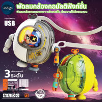 พัดลมแขวนคอ พัดลมคอ พัดลมมินิ 900mAh พัดลมพกพาความจุมาก Cool Mecha Robot พกพาสะดวก