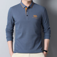 high-quality 100 pure cotton Men Brand Polo Shirt Designer New Golf Long Sleeve Horse Tee For Casual Lapel Fashion Embroidery