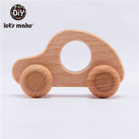 Organic Wooden Car toy Shape For Babies Beech Teether Kids Brain Game Toys Handmade Crafts Gift Child Blocks Cognitive Toys