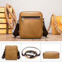 Genuine Leather Messenger Bags Mens Casual Crossbody Bag Male Business Shoulder Bag For Men Mobile Phone Bag