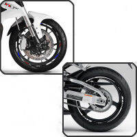 รถจักรยานยนต์ D ecals ล้อสติ๊กเกอร์สะท้อนแสงลาย17 ″ สำหรับ Benelli 502c 752วินาที leoncino 500 250 leoncinox TRK 521 TNT125 300 600