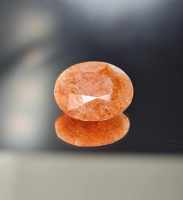 หินซันสโตน(Sunstone) "หินแห่งความอุดมสมบูรณ์" น้ำหนัก 9.01 ct. ขนาด13.6x6.8x15.8 mm.  พลอยแท้ หินแท้ 100 % ราคาดี