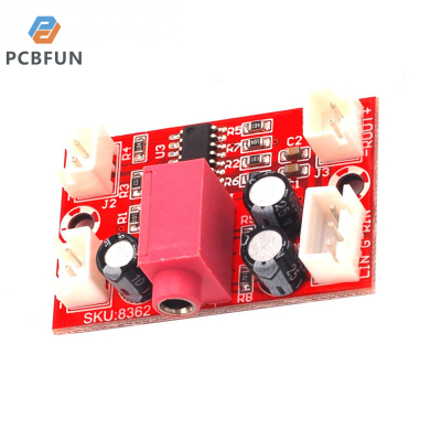 pcbfun LM4863 Fever 5V แผงเครื่องขยายเสียงขนาดเล็ก2X3W Dual Channel HIFI Amp บอร์ดชาร์จไฟพาวเวอร์ซัพพลาย