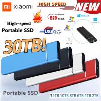 Xiaomi 100 Original High speed 16TB 8TB SSD 4TB 2TB Portable External Solid State Hard Drive USB3.0 Interface Mobile Hard Drive ?