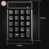 2.4GHz Mini USB Wireless Numeric Keypad 19 Keys Number Pad Numpad Receiver For Windows XP7 8 Laptop PC Computer