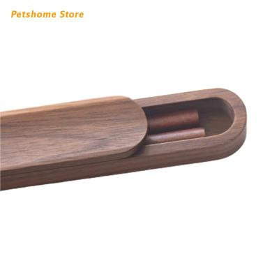 Natural Life Japanese Style Black Walnut Wooden Non-slip Chopsticks with Box Case Korean Elegant Gifts Sets Chop Sticks