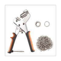 Grommet Tool Kit Eyelet Kit - Grommet Punch Set รวม500ชิ้น38นิ้ว Grommets สำหรับผ้าผ้าใบผ้าใบกันน้ำและอื่นๆ