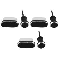 3X Usb C Aluminum Dust Plug Set Type-C Charging Port 3.5Mm Headphone Jack Cell Phone Accessories For Huawei Mate 20