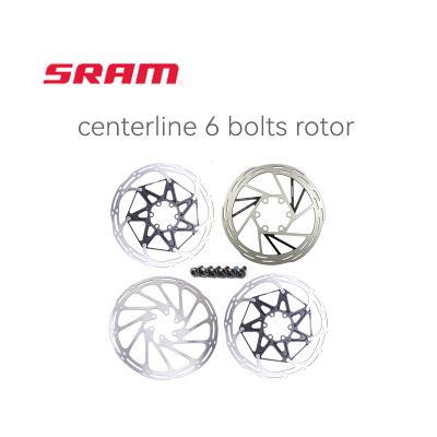 SRAM ใหม่ CenterLine ดิสก์เบรกโรเตอร์6น็อต200มิลลิเมตร180มิลลิเมตร160มิลลิเมตร140มิลลิเมตร4678นิ้ว PaceLine หกเล็บน้ำมันผ้าเบรคด้วยสกรู