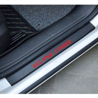 Car Stickers Tuning Styling Decal For Mitsubishi Eclipse Cross Auto Door Sill Scuff Plate Protector Car Accessories 4Pcs