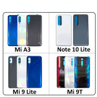 กระจกฝาหลังเคสสำหรับ Xiaomi Mi A3 CC9e / Mi 9 Lite / Mi 9T Pro/mi Note 10 Lite สติ๊กเกอร์กาว