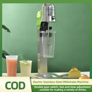 Household Electric Milkshake Maker Drink Mixer Smoothie Frappe Blender  Commercial Milk Frother 280W