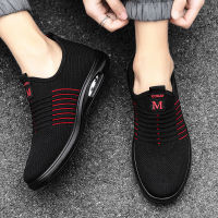 New Light Black Casual Mens Running Shoes High Quality Weave Comfortable Mens Sneaker Outdoor Walking Non Slip Mens Shoes 44