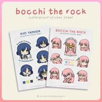 50Pcs Manga BOCCHI The Rock! Stickers for Kids