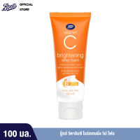 Boots Vitamin C Brightening Whip Foam บู๊ทส์ วิตามิน ซี ไบร์ทเทนนิ่ง วิป โฟม 100มล.