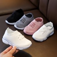 COD Sneakers Shoes Version Soft Shoes Knitting Breathable Sports Kids Molded Korean Baby COD For Mesh Childrens Soles Injection Shoes Shoes