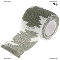 langyouzi9 1PC กลางแจ้ง Camo ปืนล่าสัตว์กันน้ำตั้งแคมป์พราง Stealth DUCT Tape