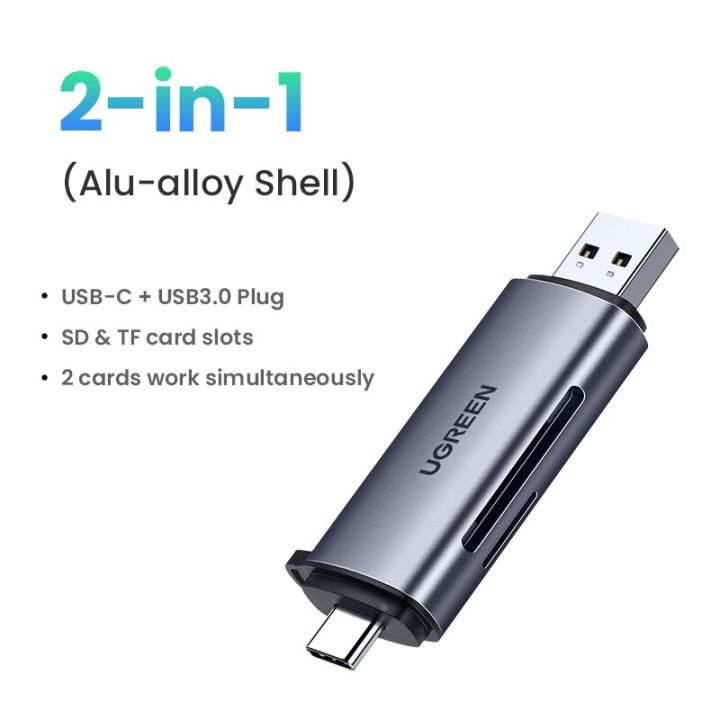 ugreen-usb-c-card-reader-type-c-to-usb-sd-micro-sd-card-reader-for-ipad-laptop-accessories-memory-card-adapter-sd-card-reader-usb-hubs