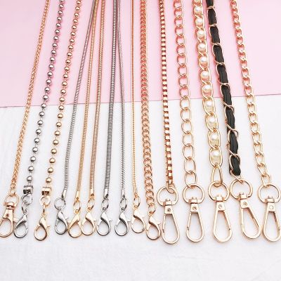 Metal Wrapped Girl Diagonal Mobile Phone Case Lanyard Hanging Chain Lobster Buckle 110cm Gold Chain Shoulder Strap