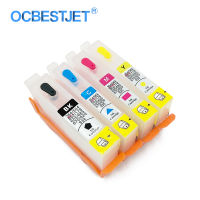 【No-profit】 Gadget Lab Bd 4สีสำหรับ920หมึกเปล่าแบบเติมได้พร้อมชิปสำหรับ Officejet 6000 7000 6500 6500A 7500 7500A เครื่องพิมพ์