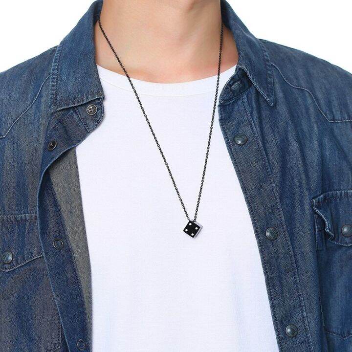 cw-vnox-mens-cool-cube-dice-style-necklaces-stainless-steel-male-lucky-gifts-for-him-jewelry