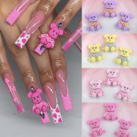 【hot】▤►✖  10Pcs Kawaii Shaped Charms Resin Nails Decoration Luxury Accessory Manicure Designs