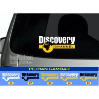 （Kvs auto parts） DISCOVERY CHANNEL รถยนต์สติกเกอร์ตัดสติ๊กเกอร์กระจก