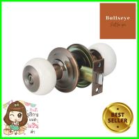 ลูกบิดทั่วไป หัวจัน HAFELE 489.93.712 สีหินอ่อนขาว/ทองแดงรมดำPRIVACY DOOR KNOB HAFELE 489.93.712 ROUND HEAD WHITE MARBLE/ANTIQUE COPPER **ราคาดีที่สุด**