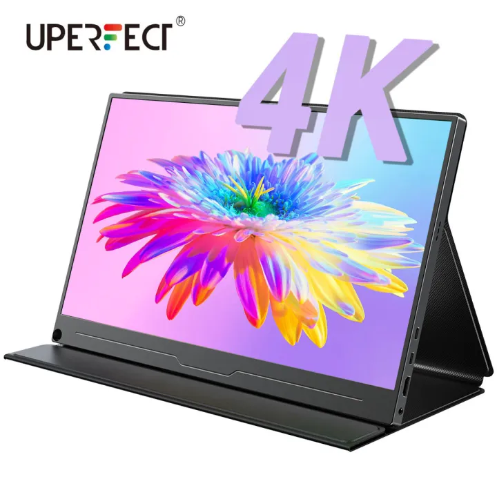 PERFECT 15.6 Inch 4K UHD Portable Monitor 3840*2160 IPS HDR Dual