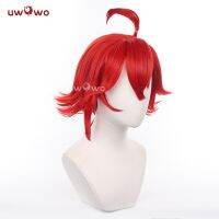 PRE UWOWO Suletta ปรอท Cosplay Wigcosplay Peruca Mioree Rembrann Cosplay Cabelo Peruca Longa Vermelha 70CM Resistente Ao Calor